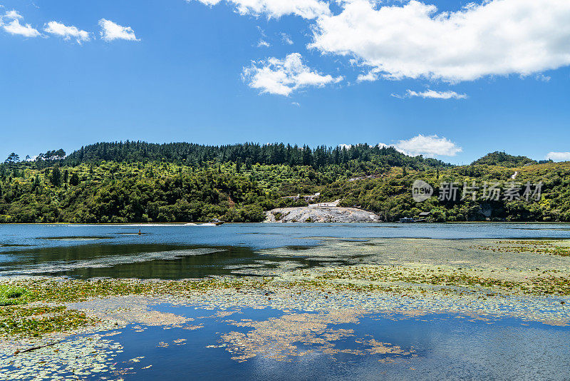 Orakei Korako地热公园和洞穴，陶波，新西兰